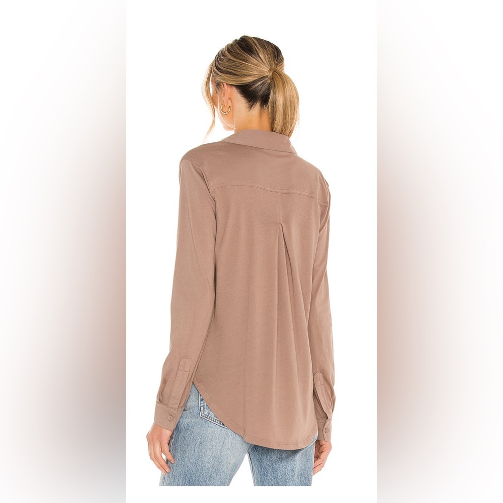 Bobi Lightweight Jersey Button Up In Java - image 3